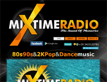 Tablet Screenshot of mixtimeradio.com